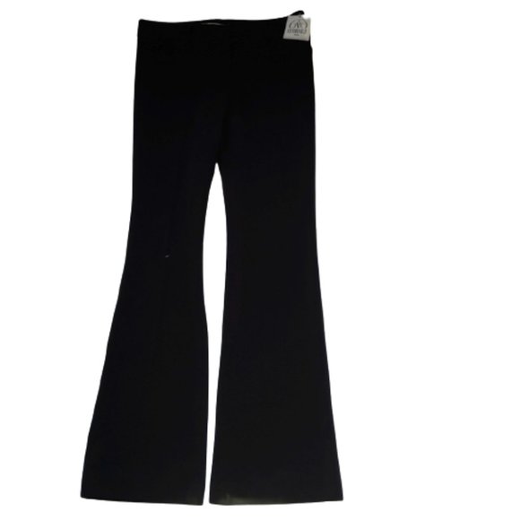 Centre Ville Paris Black Skinny Flare Trouser NWT- Sz. 4 - Picture 1 of 8